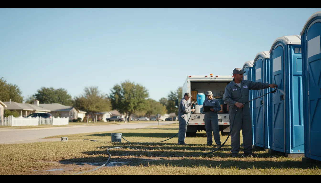 Long-Term Portable Toilet Rental in Franklin, LA near me